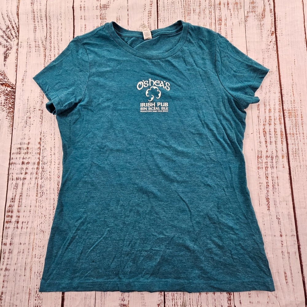 O'Shea's Irish Pub West Palm Beach‎ FL Green Short Sleeve T-Shirt Women's M